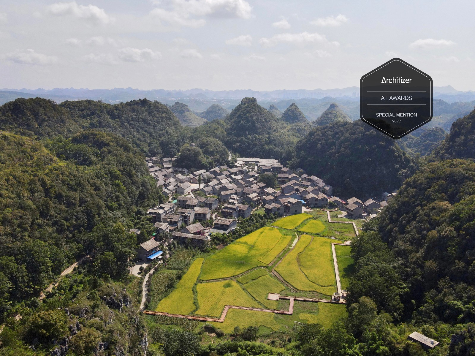 喜讯!高荡布依山村保护更新项目获国际知名建筑奖Architizer A+Awards中的Special Mention(荣誉提名奖)